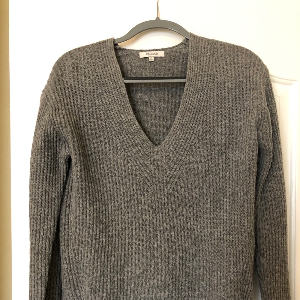 Madewell v neck Sweater